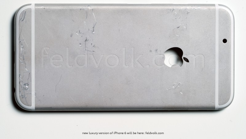 Illustration for article titled High Quality Images of the iPhone 6's Supposed Rear Shell